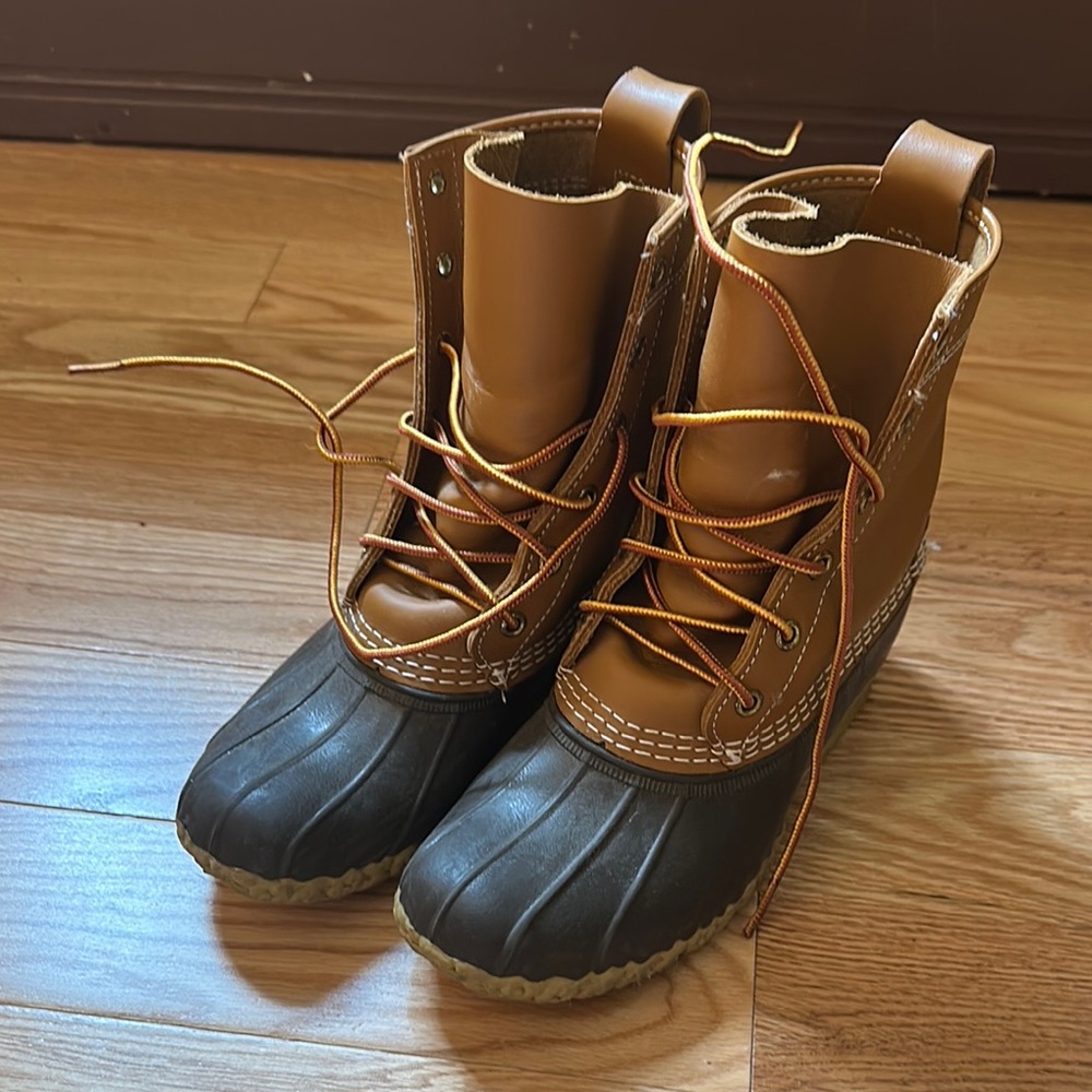 Brown LL Bean Duck Boots
